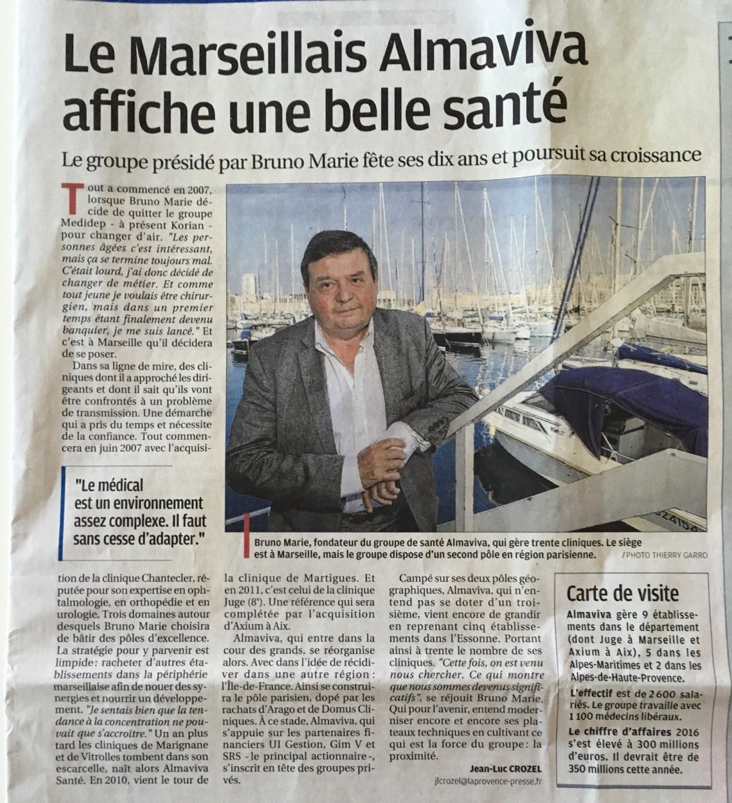 Le Marseillais Almaviva affiche une belle santé