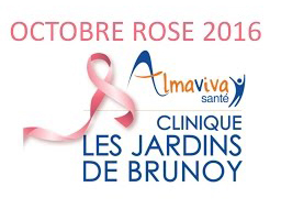 Octobre Rose 2016 à la Clinique Les Jardins de Brunoy