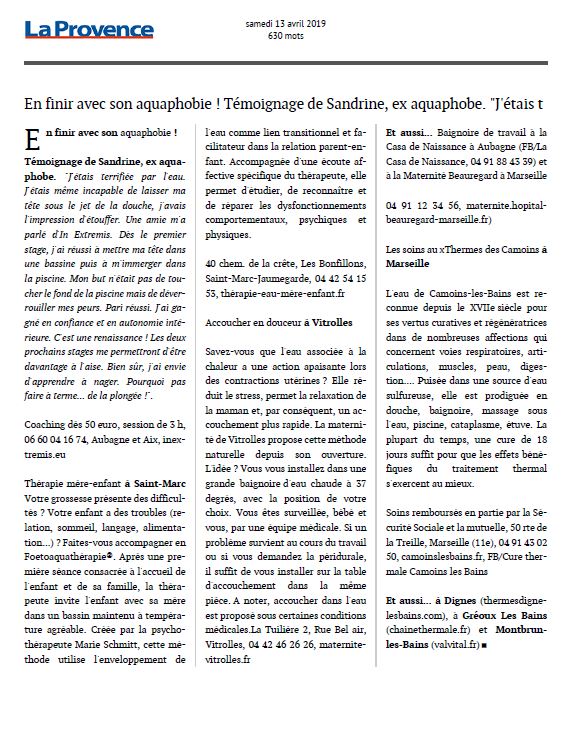 Accoucher en douceur à la Clinique de Vitrolles