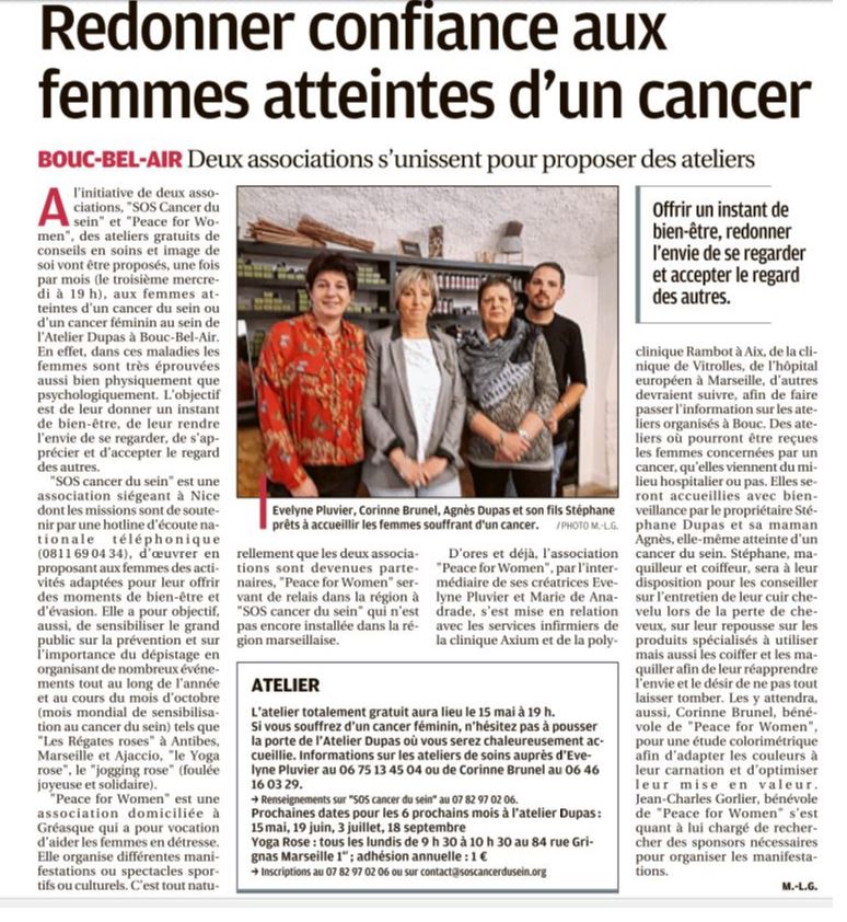 Redonner confiance aux femmes atteintes d'un cancer