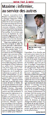 Maxime: infirmier, au service des autres