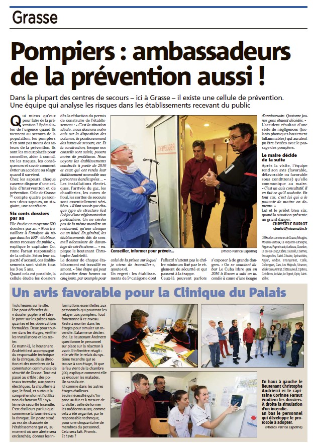 Pompiers ambassadeurs de la prévention aussi