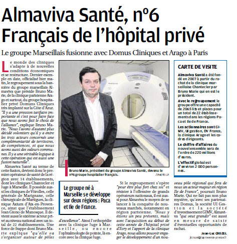 La presse en parle - Almaviva santé